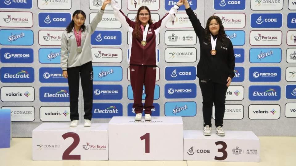SEGUNDO ORO DE SOFÍA IBARRA Y UNDÉCIMO PARA SONORA EN OLIMPIADA NACIONAL DE TIRO 